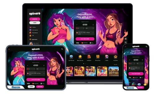 Spinaro Casino App-Screenshot